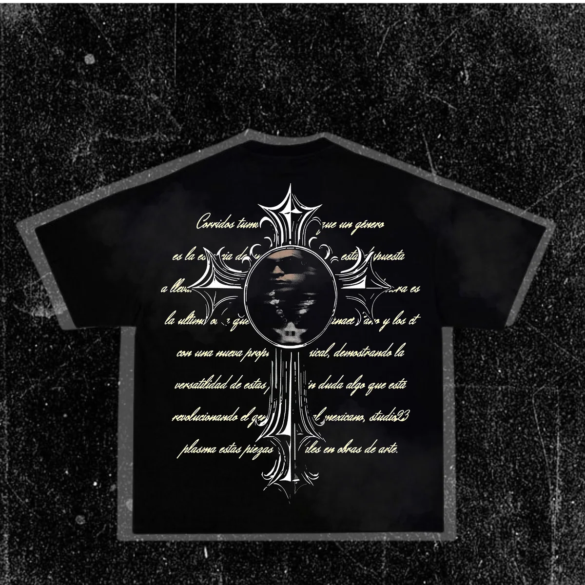 Espalda de Camiseta Nata TTS
