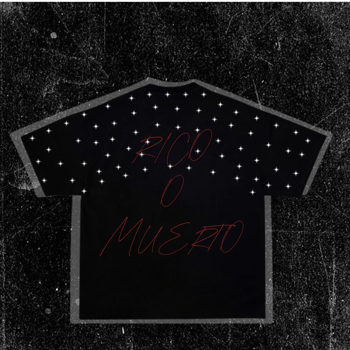 Espalda de Camiseta Rico o Muerto