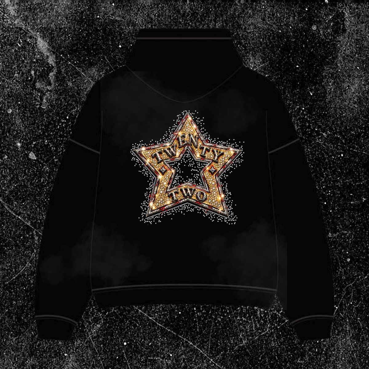 Espalda de CT KONG STAR HOODIE