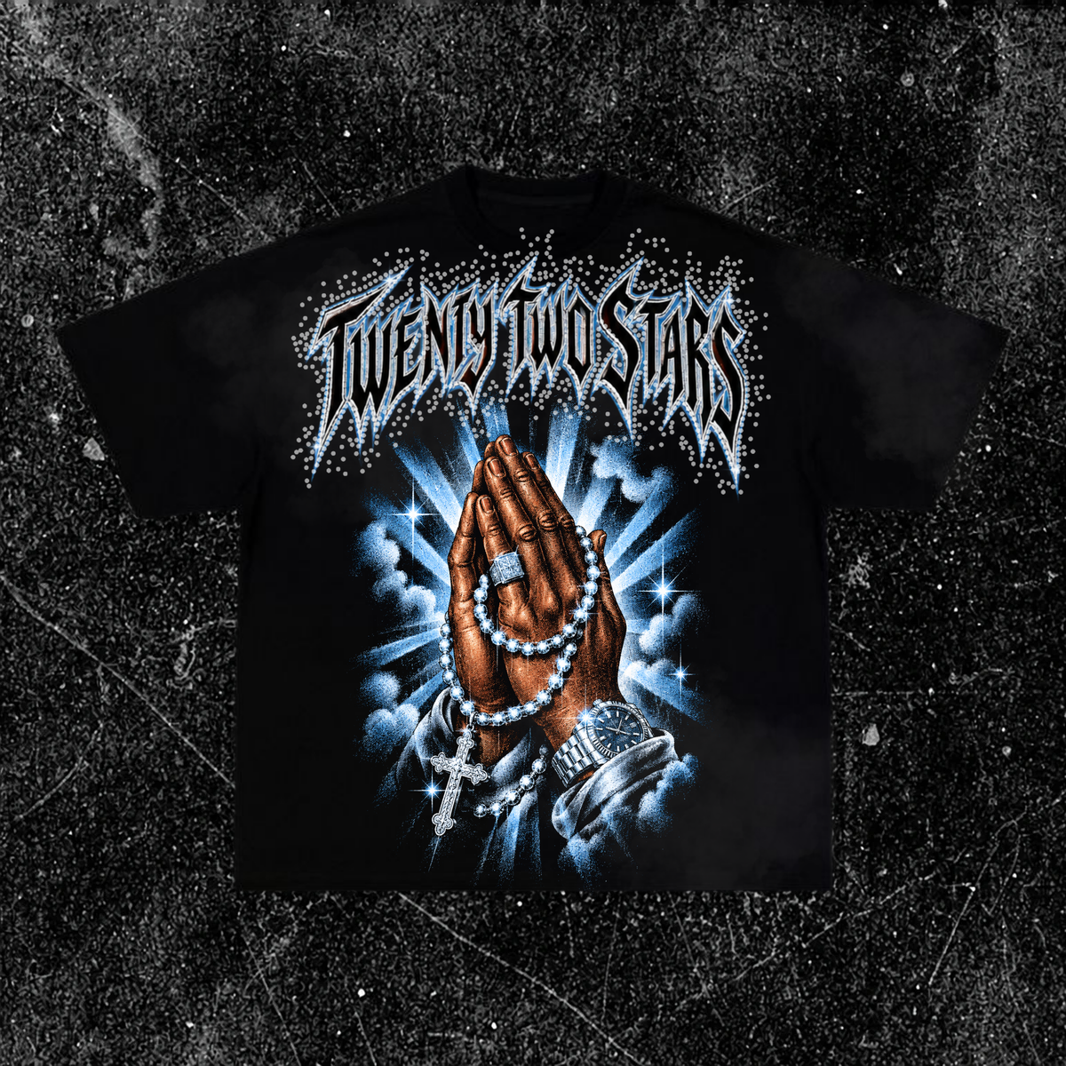 Frente de BLUE BLESSED TEE