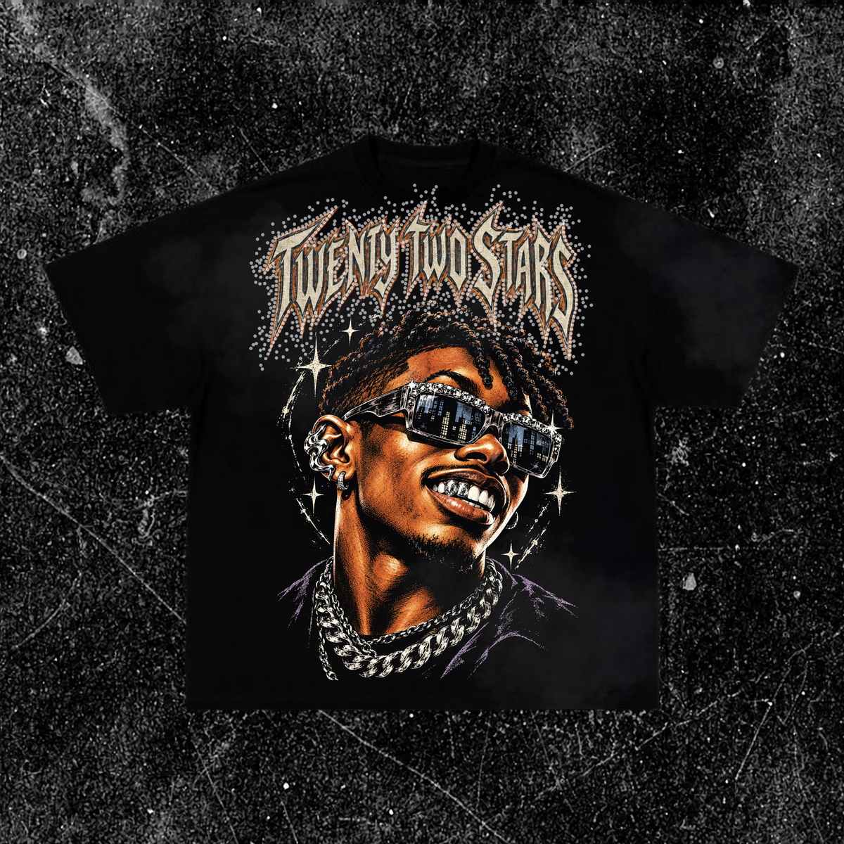 Frente de RICH LIFE TEE